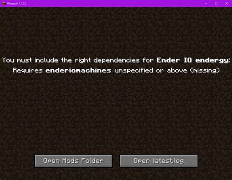 Ender IO Endergy Incorrect Dependency Listing Issue 4988