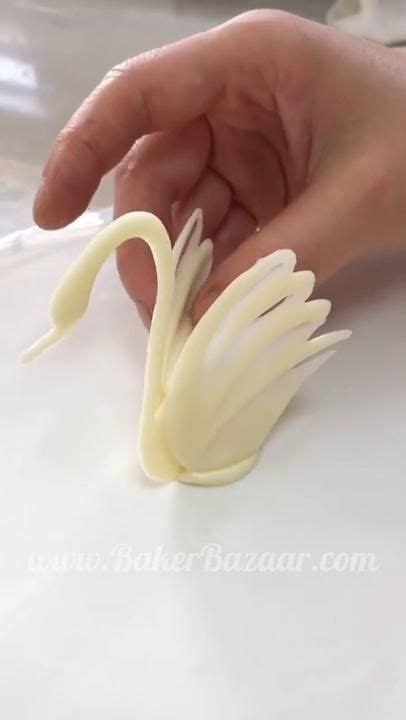 Chocolate Swan Decoration Video Chocolate Cake Decoration Cake