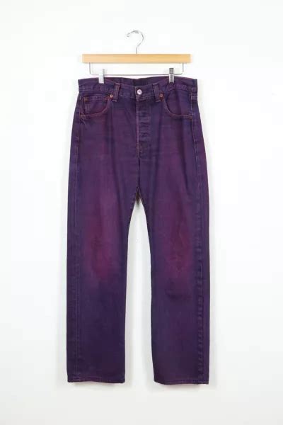 Vintage Reworked Levis Overdyed Straight Fit Jean Urban Outfitters