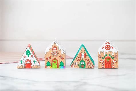 Paper Gingerbread House (Free Printables) - The Best Ideas for Kids