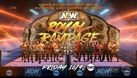 Big Matches Including 'Royal Rampage' Announced For AEW Rampage ...