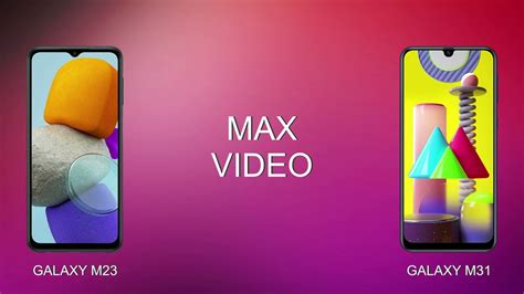 Samsung Galaxy M23 Vs Samsung Galaxy M31 Comparison Youtube