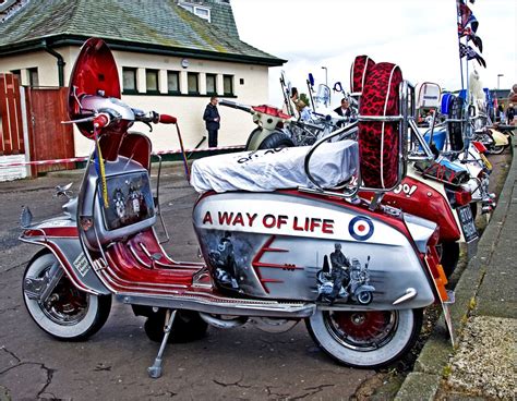 Awayoflifelo Retro Scooter Lambretta Mod Scooter