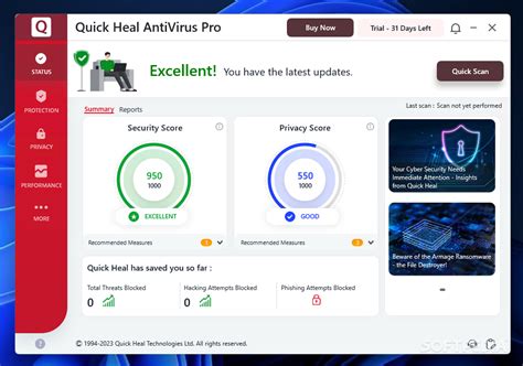 Quick Heal Antivirus Pro 24 15109 Download Review Screenshots