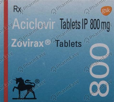 Zovirax 800 MG Tablet 5 Uses Side Effects Price Dosage PharmEasy