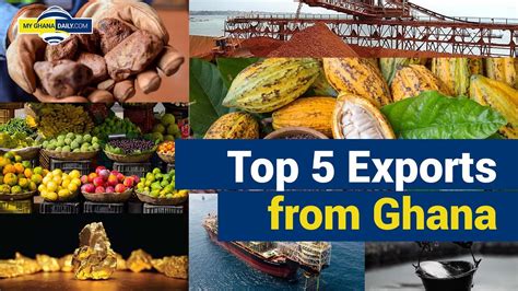 Top 5 Exports Ghana Cashes Big In Youtube