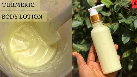 How To Make Turmeric Body Lotion For Glowing Skin Diy Turmeric Body