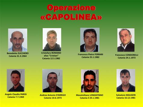 Operazione Capolinea Foto Degli Arrestati Live Sicilia