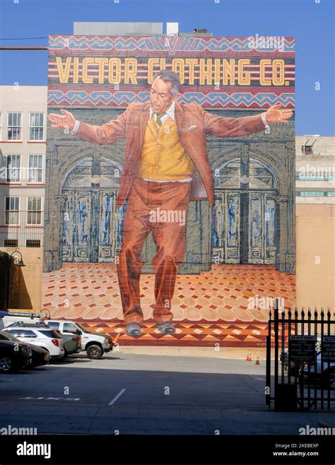 A Mural In Downtown Los Angeles Usa Stock Photo Alamy