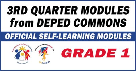 DepEd Grade 1 Module