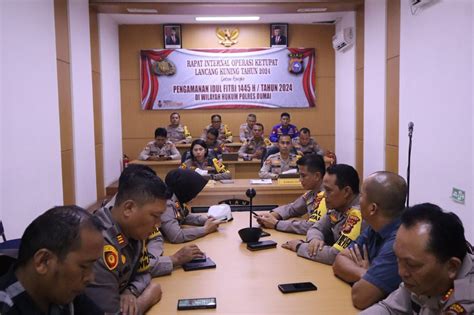 Polres Dumai Dirikan 2 Pos Pengamanan Dan 3 Pos Pelayanan Di Sejumlah