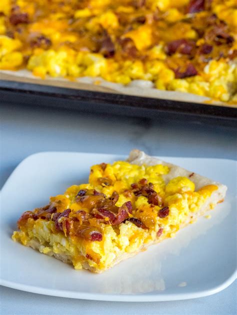 Sheet Pan Breakfast Pizza Recipe Breakfast Pizza Breakfast Recipes Easy Breakfast Recipes