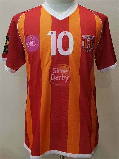 Sime Darby Fc Home Jersey Malaysia Soccer League Club Men S