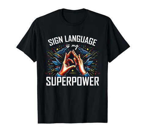 Asl Interpreter Deaf Asl Teacher American Sign Language T Shirt