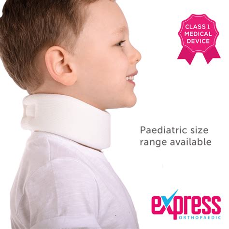 Adjustable Cervical Collar Paediatric Made From Mid Density Foam