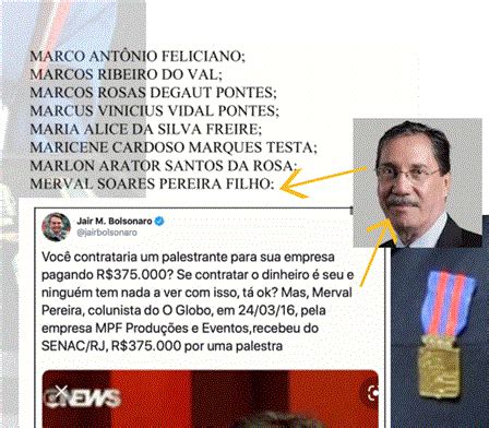 Exército condecora jornalista criticado por Bolsonaro MERVAL PEREIRA