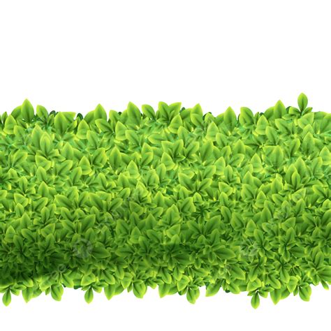 Lush Bushes Luxuriant Green Green Leaf Png Transparent Clipart Image