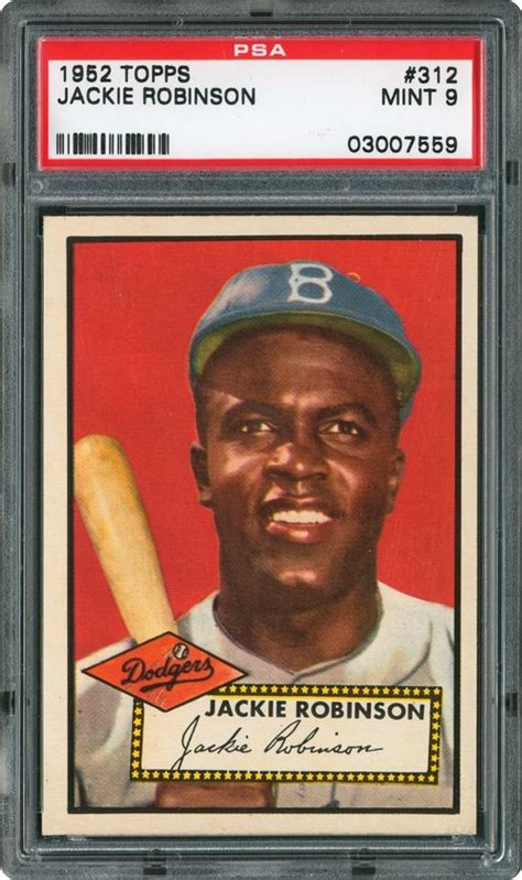 1952 Topps Jackie Robinson | PSA CardFacts™