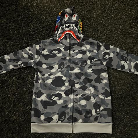 Fake Ahhh Bape Hoodie Never Wore It Depop