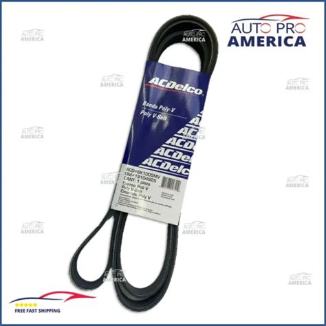 New Acdelco Gm Serpentine Belt New For Chevy Suburban Van E150 E250 6k1005mv £1895 Picclick Uk