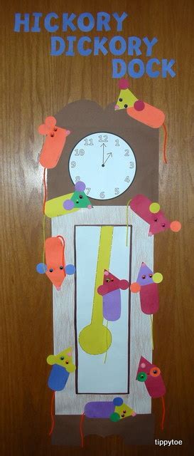 Tippytoe Crafts Hickory Dickory Dock Mice