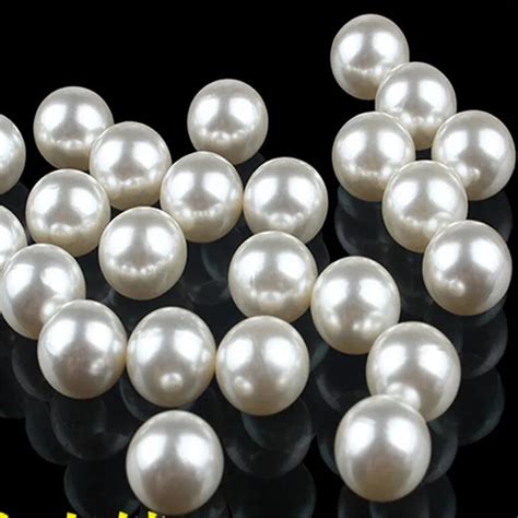 Aliexpress Buy Loose Mm Mm Pearl White Color No Holes Pearl