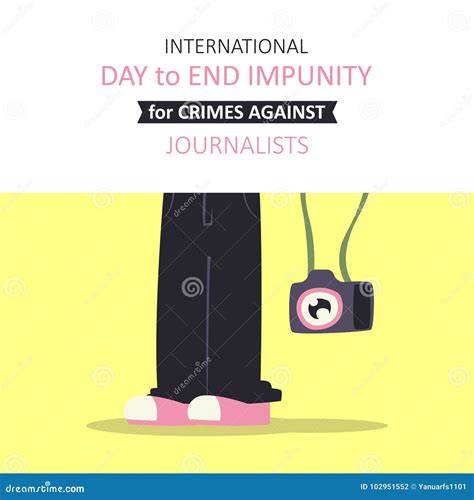 International Day To End Impunity For Crimes Against Journalists Stock