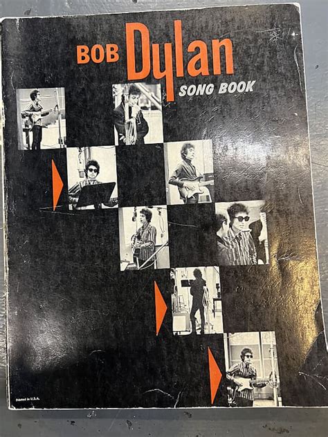 Warner Bros Bob Dylan song book | Reverb