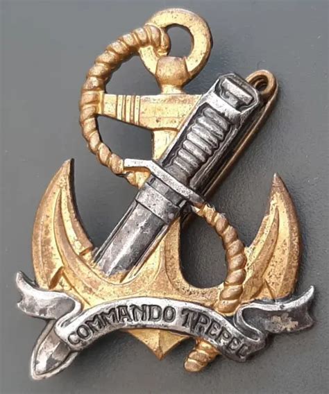 Insigne Commando Marine Trepel S Drago Original Bagde Vintage Eur