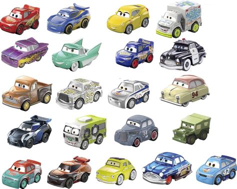 Disney Pixar Cars Mini Racers Pack Veh Culos De Juguete Para