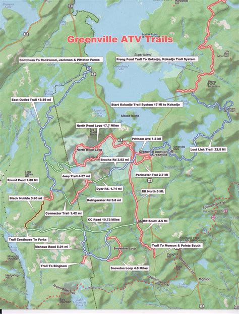 Maine Atv And Dirtbike Trail Maps Untamed Mainer