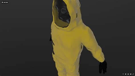 Backrooms Hazmat NBCCBS Suit Model 3D TurboSquid 1985688