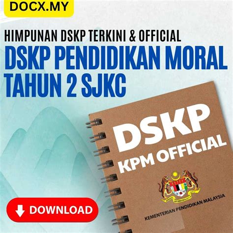 Download Dskp Pendidikan Moral Tahun 2 Sjkc Docxmy