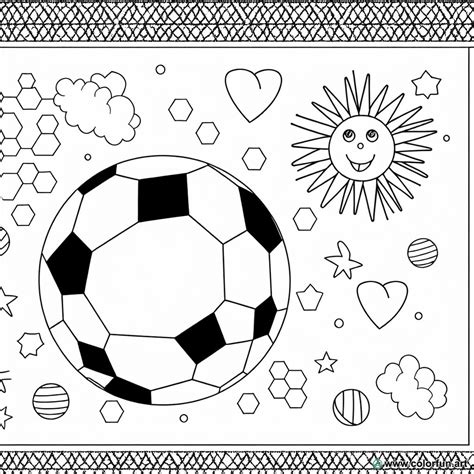 Coloriage D Un Ballon De Football T L Charger Ou Imprimer Gratuitement