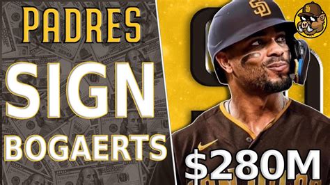 Breaking News Padres Sign Xander Bogaerts San Diego Padres News