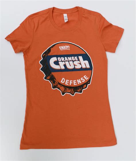 Denver Broncos Womens Broncos Shirt Orange Crush Defense Etsy