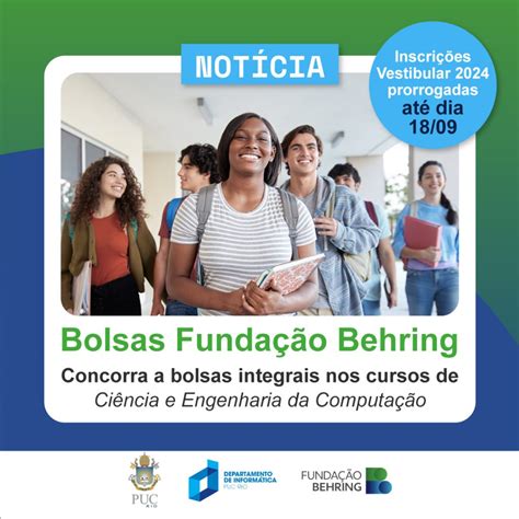 Departamento de Informática PUC Rio Inscrições prorrogadas para o