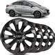 Jogo Calota Esportiva Aro Velox Black Emblema Hyundai Hb Hb