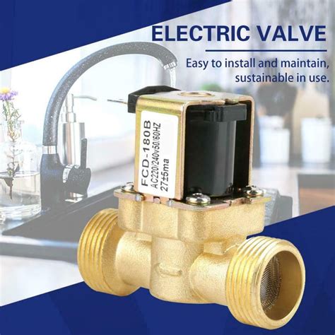 AC 220V G3 4 Válvula solenoide eléctrica de control de agua cerrado