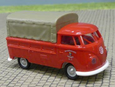 Modellspielwaren Reinhardt 1 87 Brekina 2217 VW T1 Feuerwehr