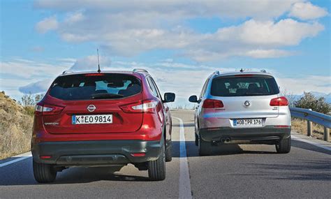 Nissan Qashqai Vs Vw Tiguan Vergleich Der Suv Autozeitung De