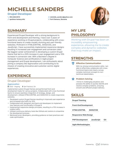 Drupal Developer Resume Examples How To Guide For