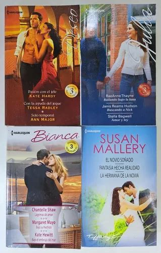 Lote X 4 Novelas Romanticas Bianca Harlequin MercadoLibre