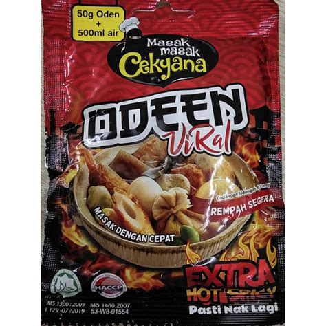 Pes Oden Viral By Cik Yana Ready Stock Shopee Malaysia