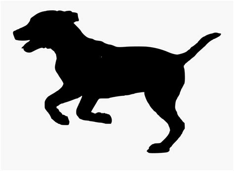 Dog Running Silhouette , Free Transparent Clipart - ClipartKey