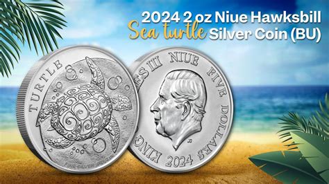 The Oz Niue Hawksbill Sea Turtle Silver Coin Bu Bold