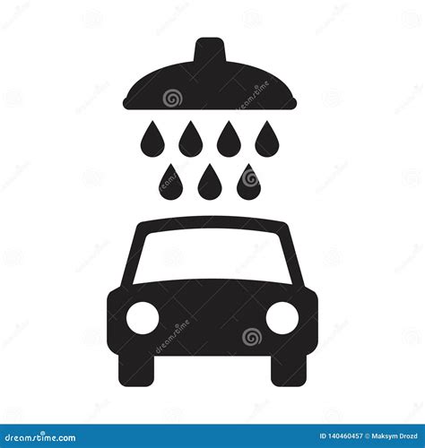 Car Wash Icon Stock Vector Illustration Of Isolated 140460457