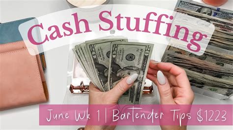 Weekly Cash Stuffing 1223 June Wk 1 Sinking Funds Savings