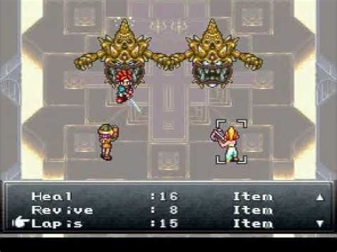 Chrono Trigger Ocean Palace Golem Twins Boss Battle W Crono Lucca