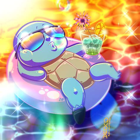 Summer Squirtle By Quoyamy On Deviantart